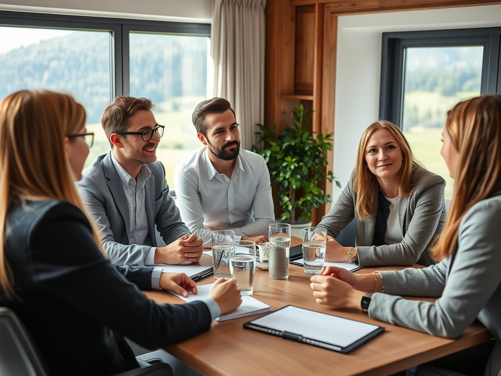 L'immagine attuale non ha un testo alternativo. Il nome del file è: incontro-di-lavoro-situazione-allestero-molto-rilassata-ma-professionale-tipo.png